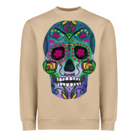 Mushroom sugar skull Heavyweight Sweatshirt - FaDigitalArtStudio