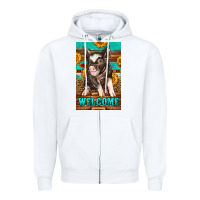 White western pig garden Zipper Hoodie - LillyAllenDesigns