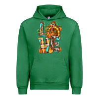 Emerald Love Turkey Thanksgiving Urban Hoodie - texasbilliewilder