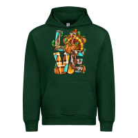 Forest Green Love Turkey Thanksgiving Urban Hoodie - texasbilliewilder