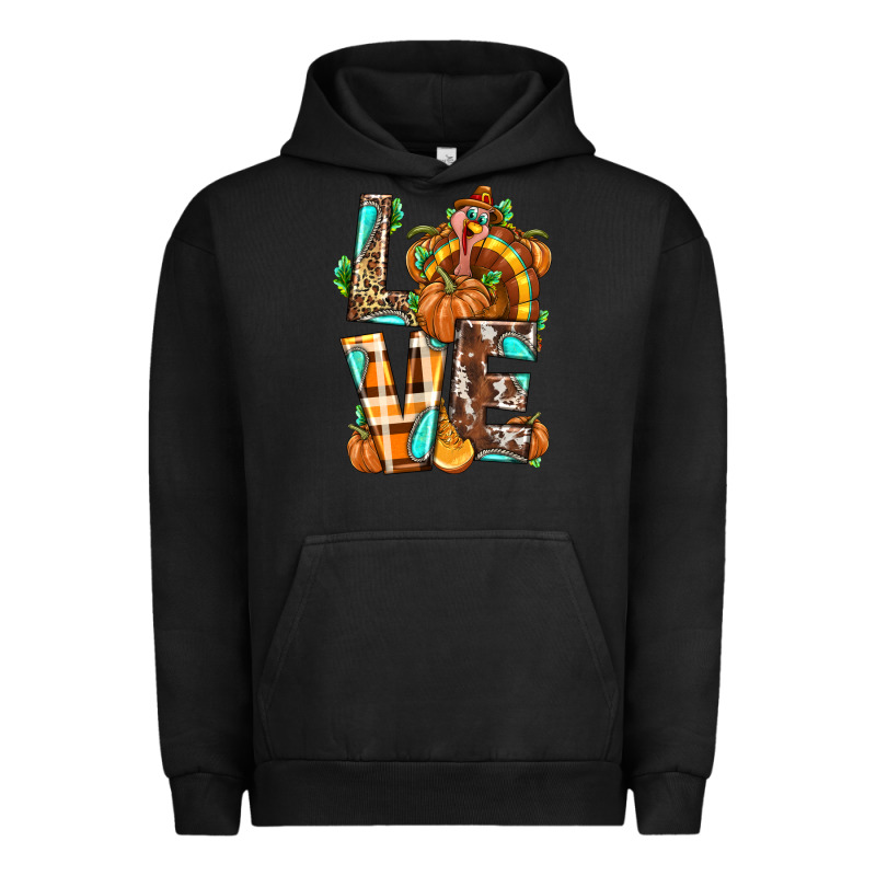 Love Turkey Thanksgiving Urban Hoodie by texasbilliewilder | Teevron