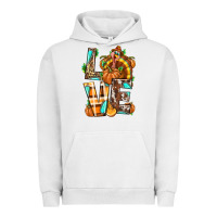 Pigment Lunar Rock Love Turkey Thanksgiving Urban Hoodie - texasbilliewilder
