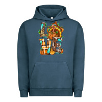 Pigment Midnight Navy Love Turkey Thanksgiving Urban Hoodie - texasbilliewilder