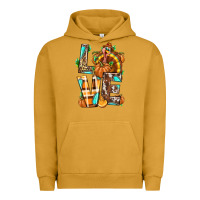 Pigment Peanut Butter Love Turkey Thanksgiving Urban Hoodie - texasbilliewilder