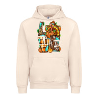 Sandshell Love Turkey Thanksgiving Urban Hoodie - texasbilliewilder