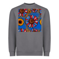 Storm usa sunflowers seamless pattern Heavyweight Sweatshirt - HRA Design Shop