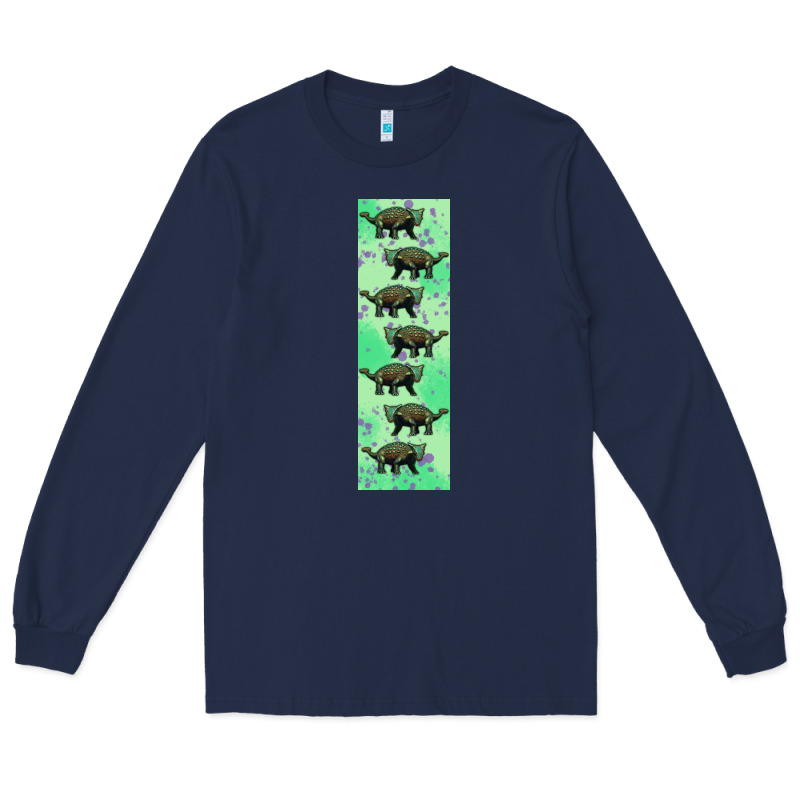 Dinosaur Ankylosaurus Pen Wrap Long Sleeve Tee by Artiststas | Teevron
