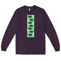 Plum dinosaur ankylosaurus pen wrap Long Sleeve Tee - Artiststas