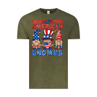 Vintage Olive all american gnomes Vintage Tee - HRA Design Shop