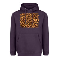 Plum leopard background Heavyweight Hoodie - NancyCooperArtShop