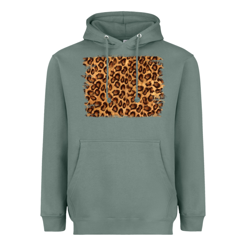 Leopard Background Heavyweight Hoodie by NancyCooperArtShop | Teevron
