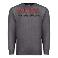 Charcoal Heather christmas nurse Premium Sweatshirt - MaliasSmallBusiness