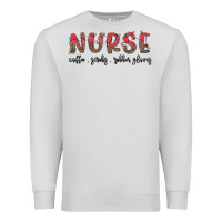 Dove Grey christmas nurse Premium Sweatshirt - MaliasSmallBusiness