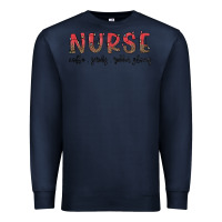 Navy christmas nurse Premium Sweatshirt - MaliasSmallBusiness