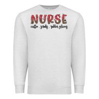 Oatmeal Heather christmas nurse Premium Sweatshirt - MaliasSmallBusiness