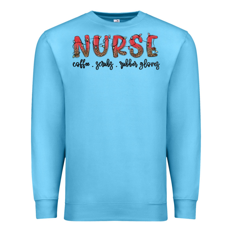 Christmas Nurse Premium Sweatshirt by MaliasSmallBusiness | Teevron