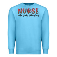 Ocean Blue christmas nurse Premium Sweatshirt - MaliasSmallBusiness