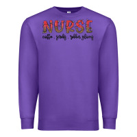 Purple christmas nurse Premium Sweatshirt - MaliasSmallBusiness