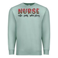 Seafoam christmas nurse Premium Sweatshirt - MaliasSmallBusiness
