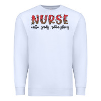 White christmas nurse Premium Sweatshirt - MaliasSmallBusiness
