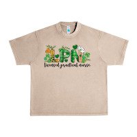 French Oak st. patricks day registered nurse lpn heart Urban Heavy Tee - BarkalooDesign