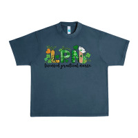 Midnight Navy st. patricks day registered nurse lpn heart Urban Heavy Tee - BarkalooDesign