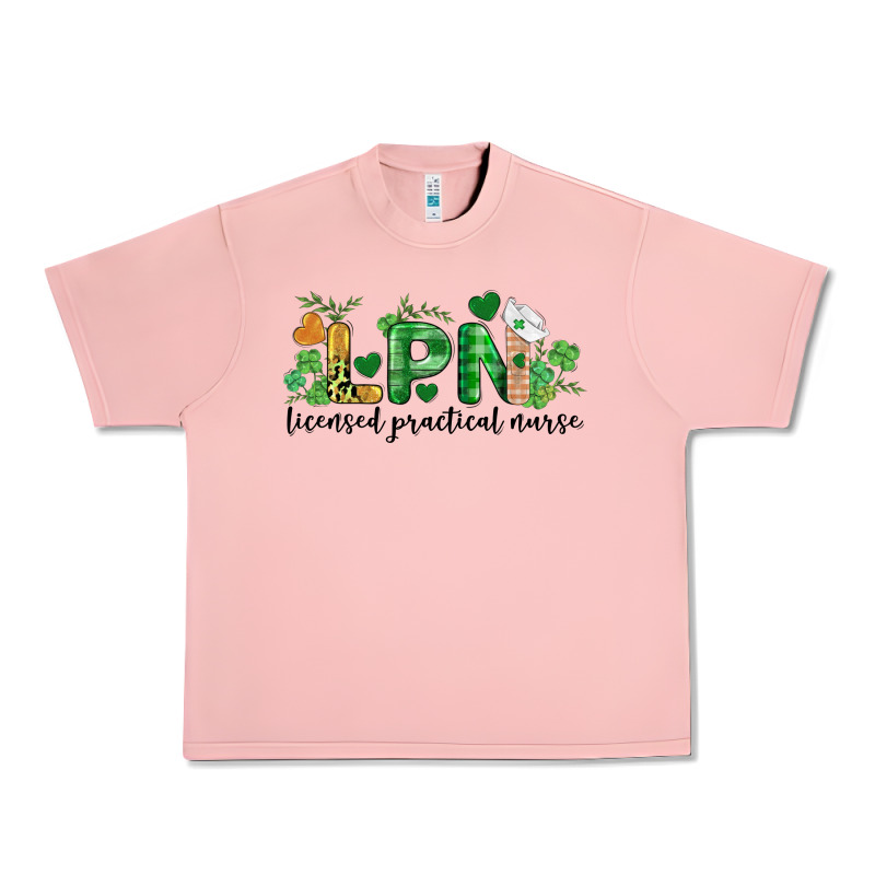 St. Patricks Day Registered Nurse Lpn Heart Urban Heavy Tee by BarkalooDesign | Teevron