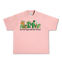 Salmon st. patricks day registered nurse lpn heart Urban Heavy Tee - BarkalooDesign