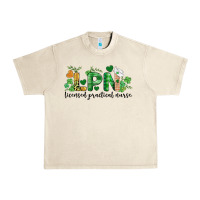 Sandshell st. patricks day registered nurse lpn heart Urban Heavy Tee - BarkalooDesign