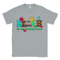 Heather Grey beach is my happy place Classic Tee - AdoDesignShop