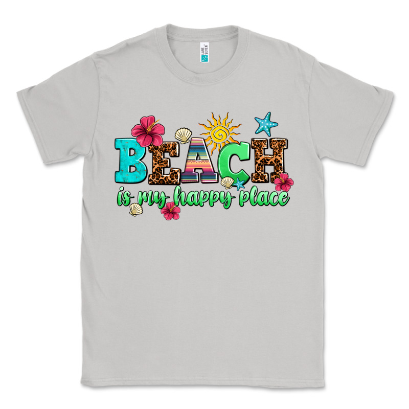 Beach Is My Happy Place Classic Tee by AdoDesignShop | Teevron