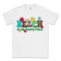 White beach is my happy place Classic Tee - AdoDesignShop