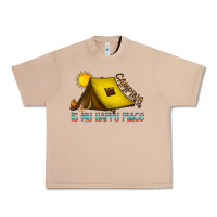Burro camping is my happy place Urban Heavy Tee - CowhideDigitalArt