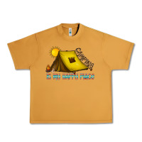 Peanut Butter camping is my happy place Urban Heavy Tee - CowhideDigitalArt