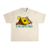 Sandshell camping is my happy place Urban Heavy Tee - CowhideDigitalArt