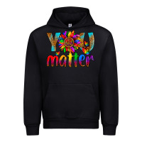 Black LGBTQ+ you matter with leopard Urban Hoodie - NancyCooperArtShop