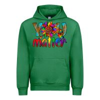 Emerald LGBTQ+ you matter with leopard Urban Hoodie - NancyCooperArtShop