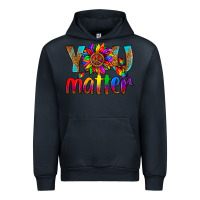 Navy LGBTQ+ you matter with leopard Urban Hoodie - NancyCooperArtShop