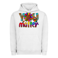 Pigment Lunar Rock LGBTQ+ you matter with leopard Urban Hoodie - NancyCooperArtShop