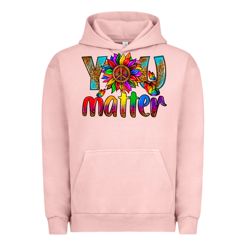 Lgbtq+ You Matter With Leopard Urban Hoodie by NancyCooperArtShop | Teevron