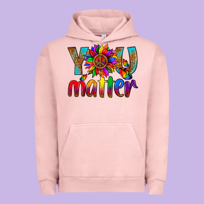 Lgbtq+ You Matter With Leopard Urban Hoodie Designed By Nancycooperartshop