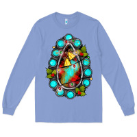 Colony Blue gemstone christmas Long Sleeve Tee - JahusDesignShop