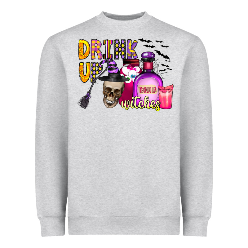 Drink Up Witches Heavyweight Sweatshirt by CowhideDigitalArt | Teevron