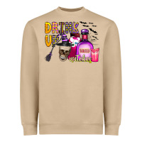 Mushroom drink up witches Heavyweight Sweatshirt - CowhideDigitalArt