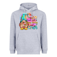 Heather Grey i just want stay home and craft Heavyweight Hoodie - NancyCooperArtShop