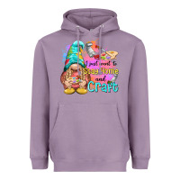 Lavender i just want stay home and craft Heavyweight Hoodie - NancyCooperArtShop