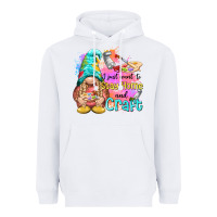 White i just want stay home and craft Heavyweight Hoodie - NancyCooperArtShop