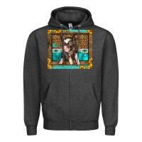 Charcoal Heather Western Cute Pig Zipper Hoodie - LillyAllenDesigns