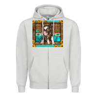 Dove Grey Western Cute Pig Zipper Hoodie - LillyAllenDesigns