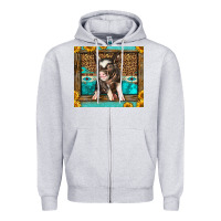 Heather Grey Western Cute Pig Zipper Hoodie - LillyAllenDesigns